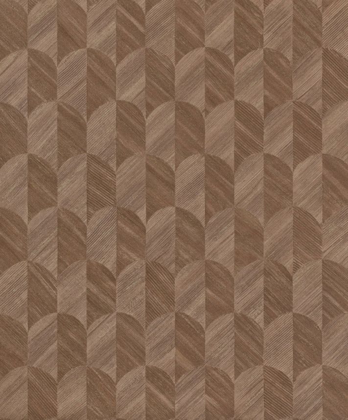 Tapeta, tmavohnedá, grafická, SF3239, Surfaces, Grandeco