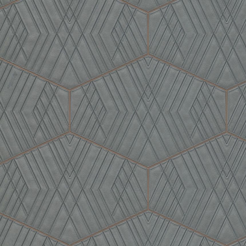 Strieborná vliesová tapeta geometrický vzor Z90009, Automobili Lamborghini 2, Zambaiti Parati