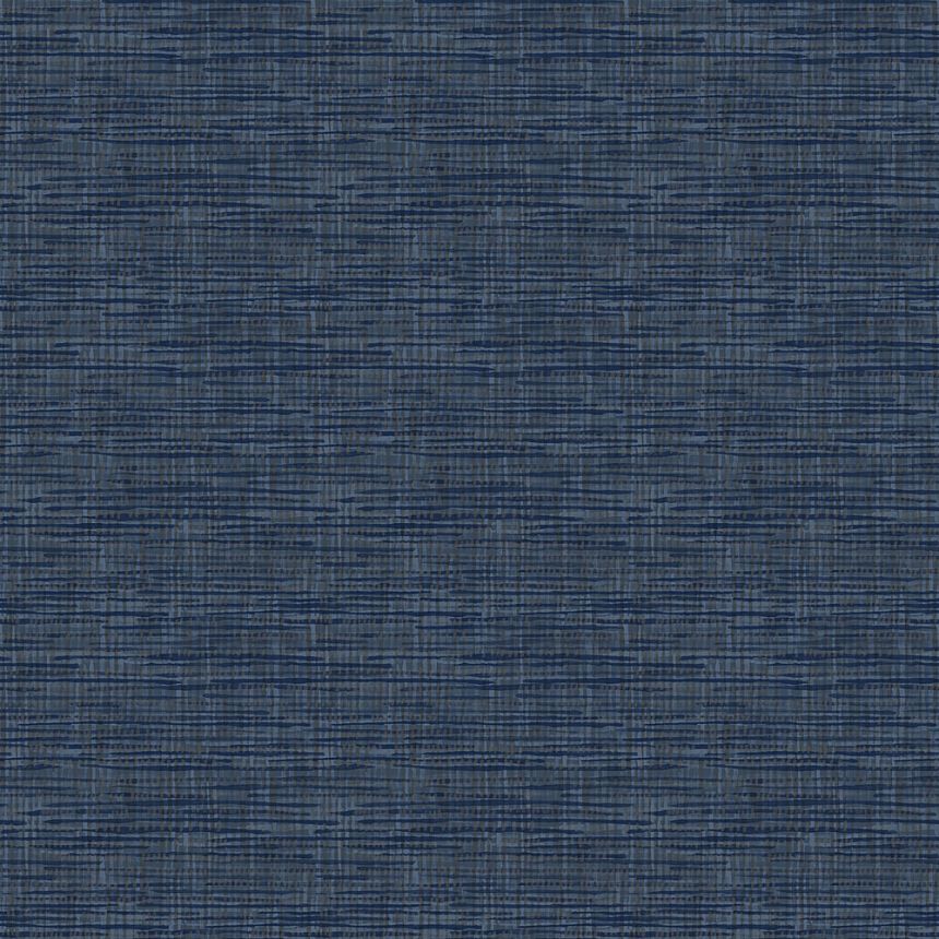 Modrá vliesová tapeta, imitácia hrubej tkaniny FT221251, Fabric Touch, Design ID