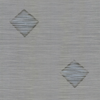Sivostrieborná vliesová tapeta geometrický vzor 45212, Feeling, Emiliana