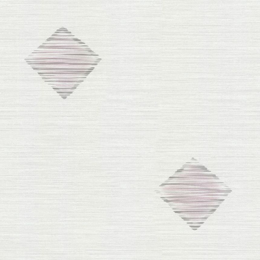Vliesová tapeta s ružovým geometrickým vzorom 45209, Feeling, Emiliana