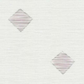Vliesová tapeta s ružovým geometrickým vzorom 45209, Feeling, Emiliana