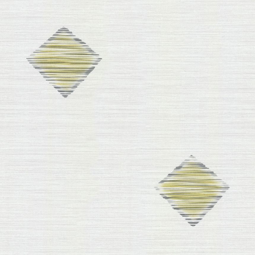 Vliesová tapeta so žltým geometrickým vzorom 45208, Feeling, Emiliana