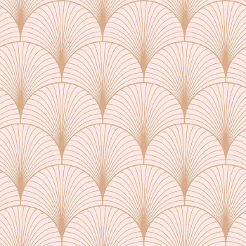 Geometrická vliesová ružová tapeta 139229, Art Deco, Esta