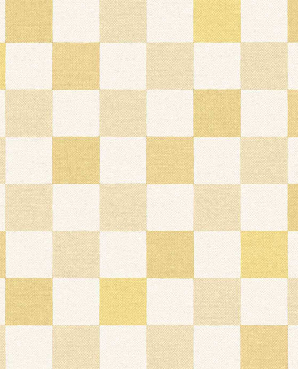Tapeta, žltá, krémová, imitácia károvanej látky, 363146, Tiny Treasures, Eijffinger
