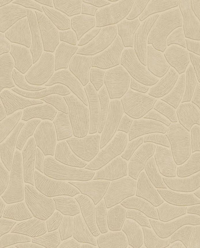 Geometrická tapeta, béžová, kameň, 363213, Calm Crafted, Eijffinger