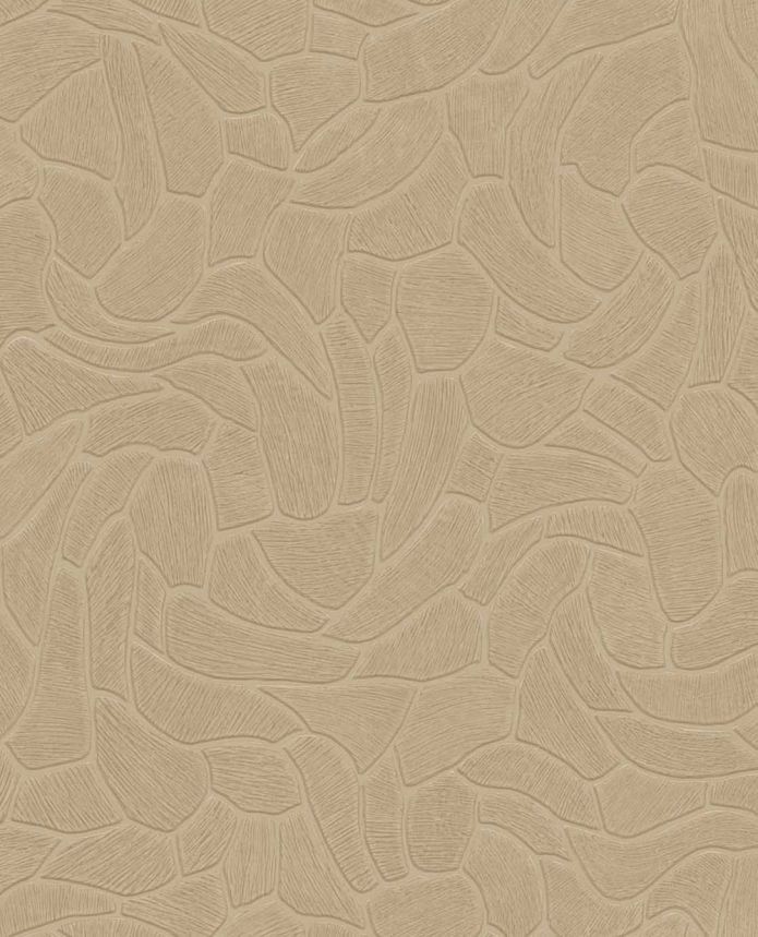 Geometrická tapeta, oranžovo-béžová, kameň, 363214, Calm Crafted, Eijffinger