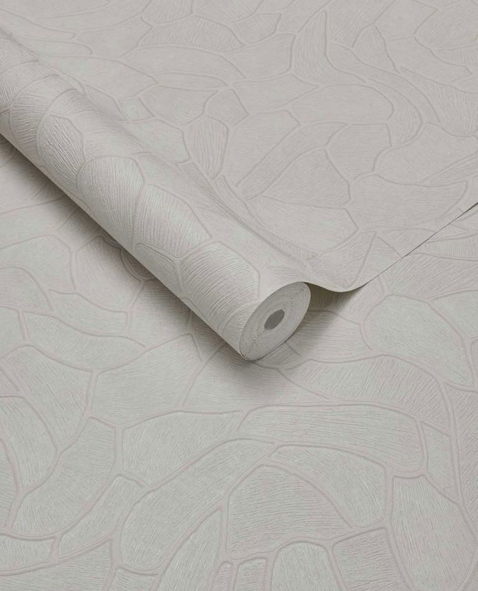 Geometrická tapeta, biela, kameň, 363215, Calm Crafted, Eijffinger