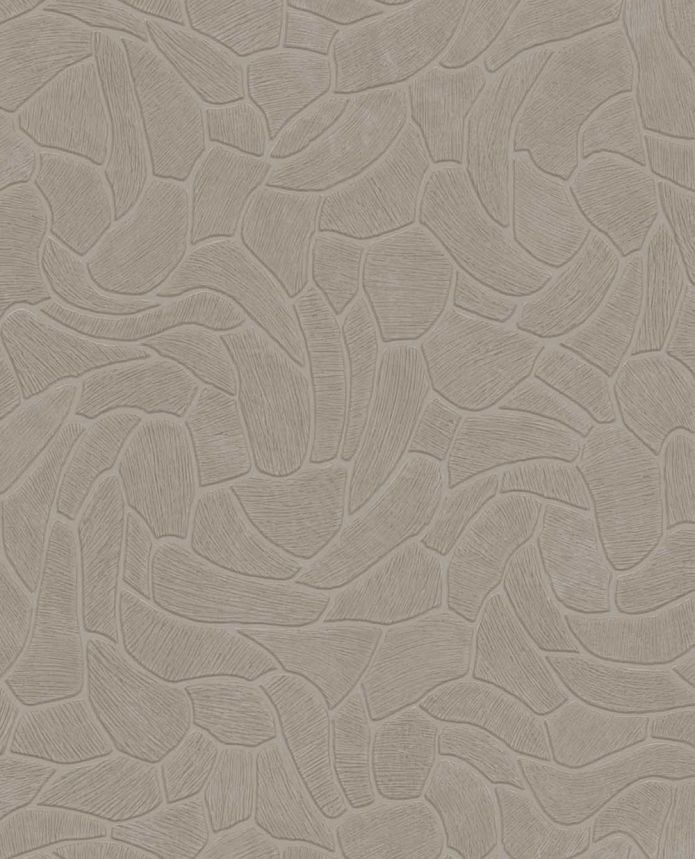 Geometrická tapeta, sivo-hnedá, kameň, 363216, Calm Crafted, Eijffinger