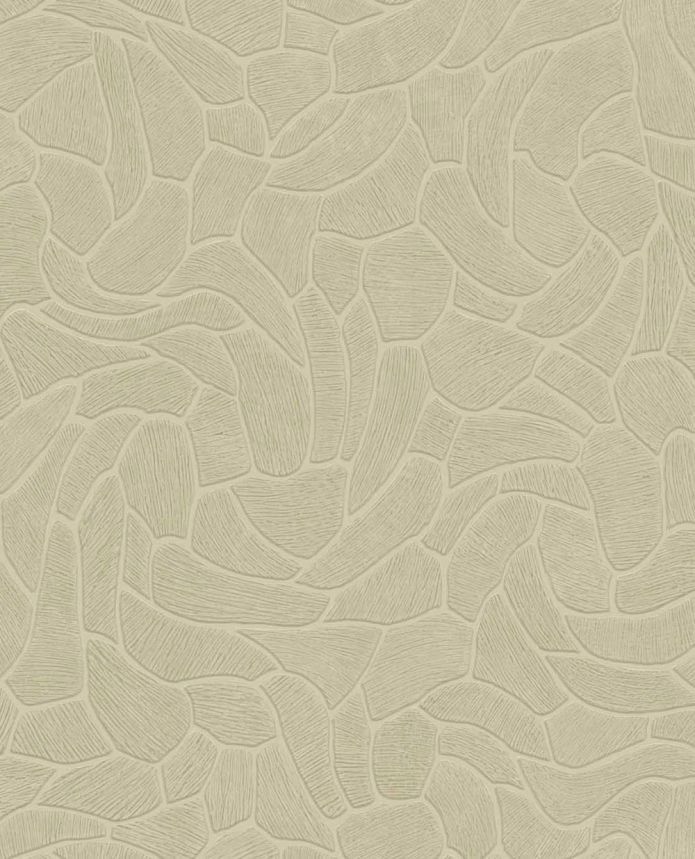 Geometrická tapeta, béžovo-žltá, imitácia rohože, 363219, Calm Crafted, Eijffinger