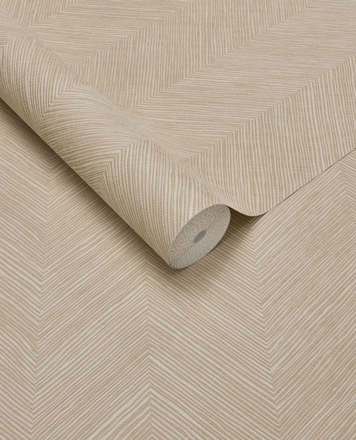 Geometrická tapeta, béžová, imitácia rohože, 363234, Calm Crafted, Eijffinger