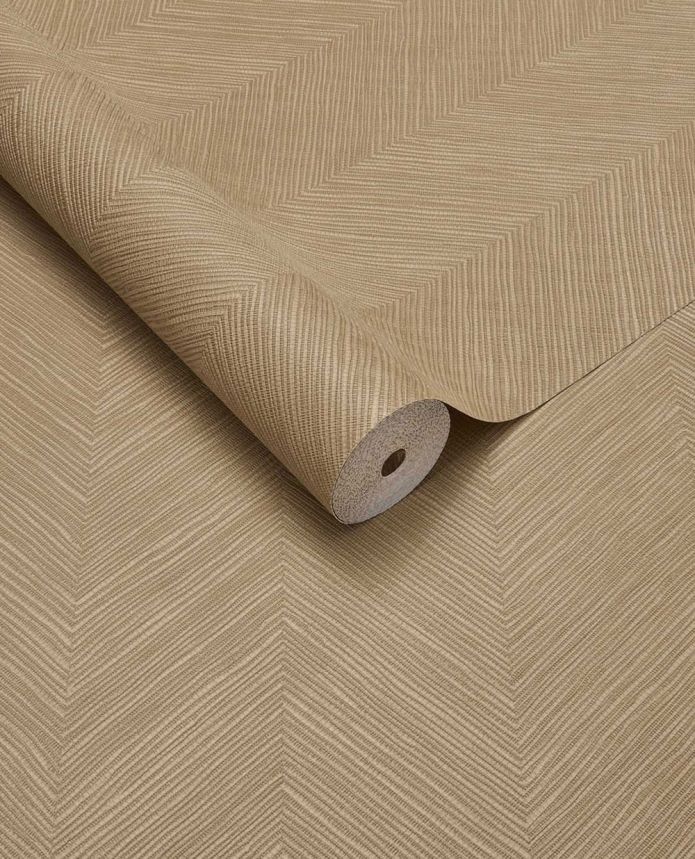 Geometrická tapeta, ružovo-hnedá, imitácia rohože, 363238, Calm Crafted, Eijffinger