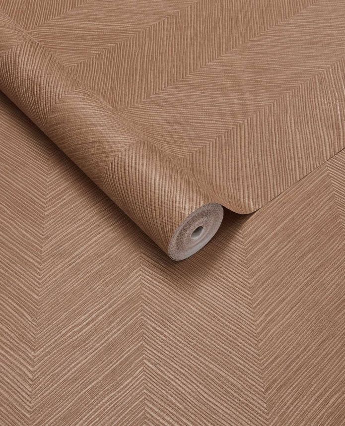 Geometrická tapeta, hnedo-červená, imitácia rohože, 363239, Calm Crafted, Eijffinger