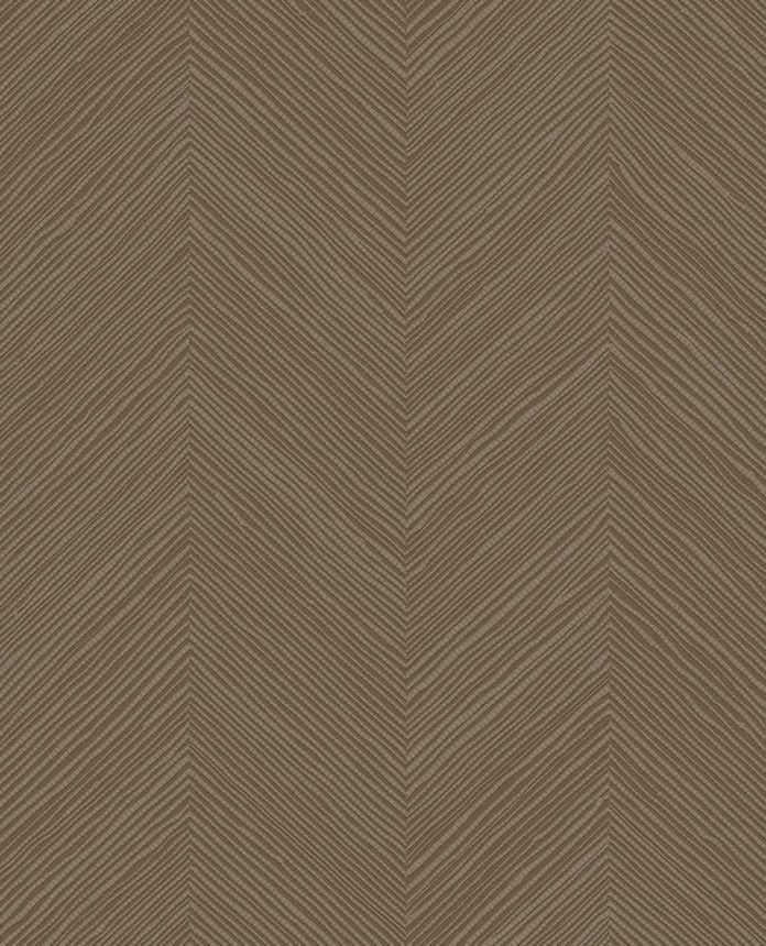 Geometrická tapeta, sivo-hnedá, imitácia rohože, 363240, Calm Crafted, Eijffinger