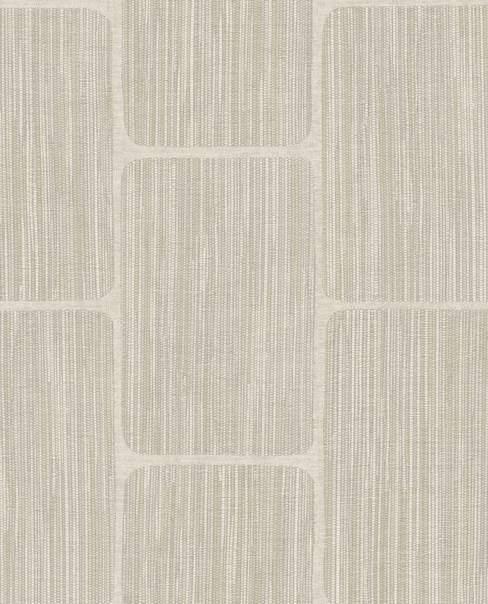Geometrická tapeta, krémovo-sivá, 363252, Calm Crafted, Eijffinger