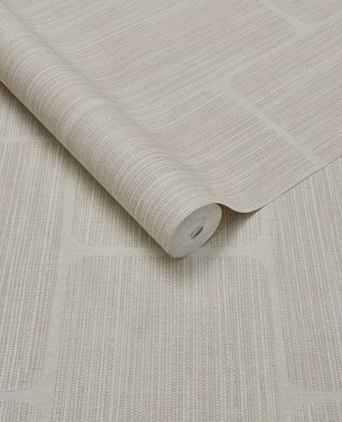Geometrická tapeta, krémová, 363254, Calm Crafted, Eijffinger
