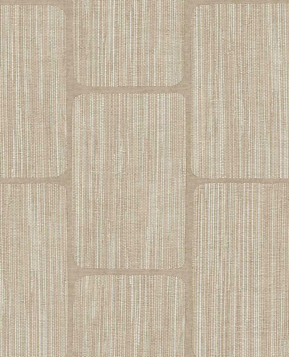 Geometrická tapeta, hnedo-béžová, 363255, Calm Crafted, Eijffinger