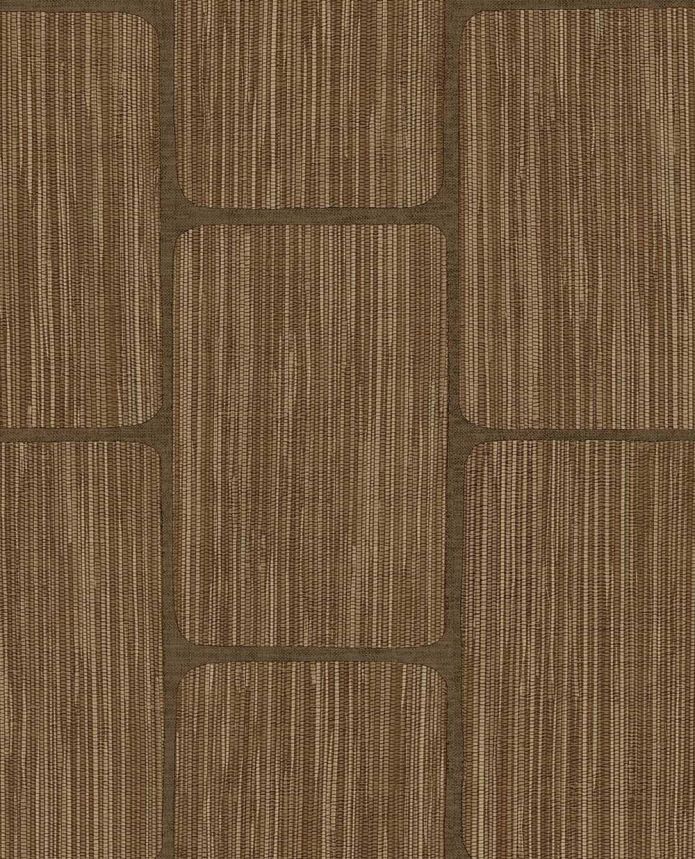 Geometrická tapeta, červeno-hnedá, 363256, Calm Crafted, Eijffinger