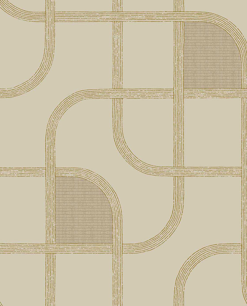 Geometrická tapeta, oranžovo-ružová, pruhy, 363263, Calm Crafted, Eijffinger