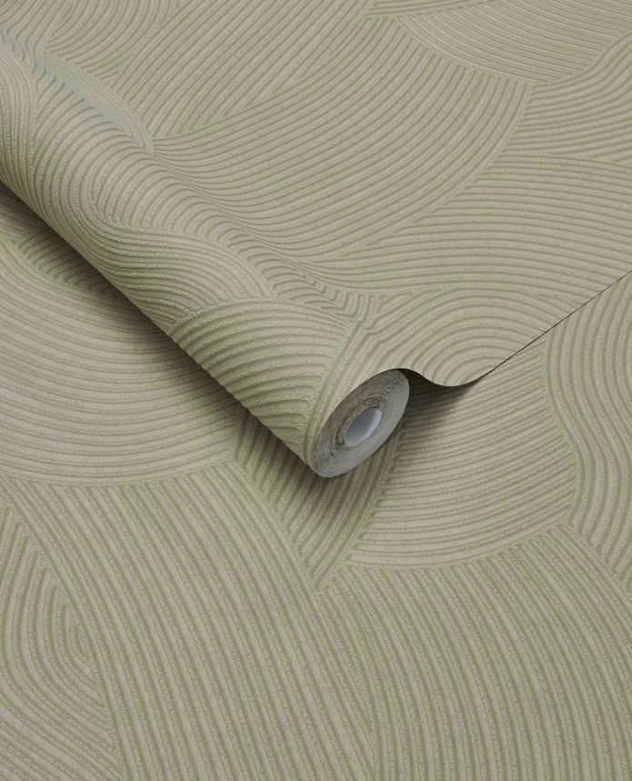 Tapeta, zelená, vlnky, 363270, Calm Crafted, Eijffinger