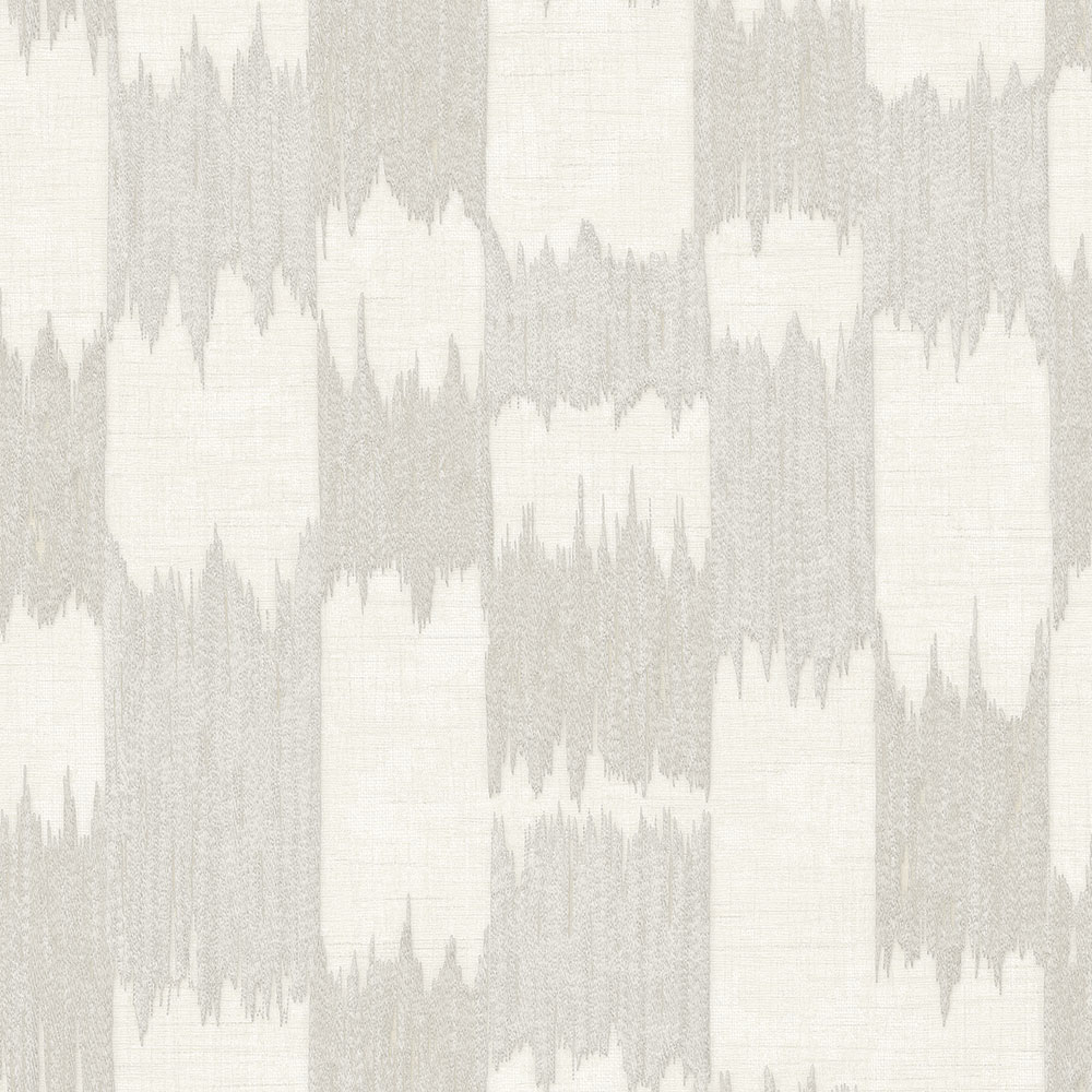 Abstraktná tapeta, sivo-strieborná, biela, pruhy, RE521031, Renaissance, Design ID