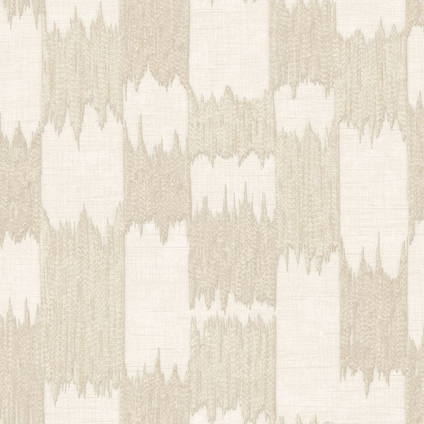 Abstraktná tapeta, béžová, krémová, pruhy, RE521032, Renaissance, Design ID