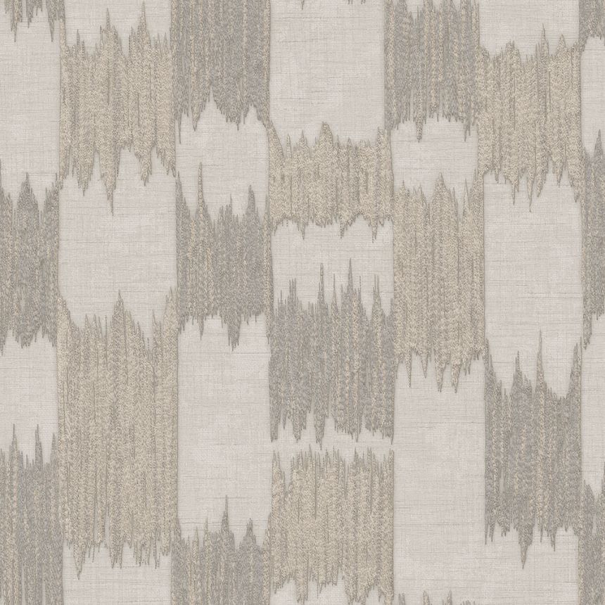 Abstraktná tapeta, sivo-béžová, sivá, pruhy, RE521033, Renaissance, Design ID