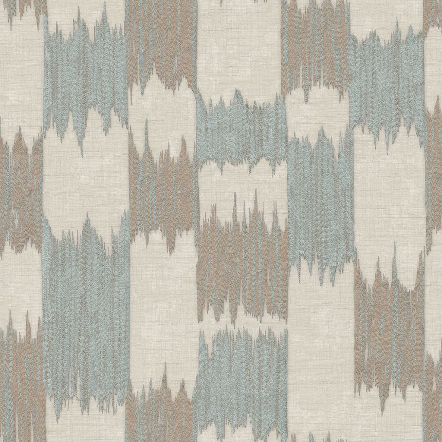 Abstraktná tapeta, hnedá, béžová, pruhy, RE521034, Renaissance, Design ID