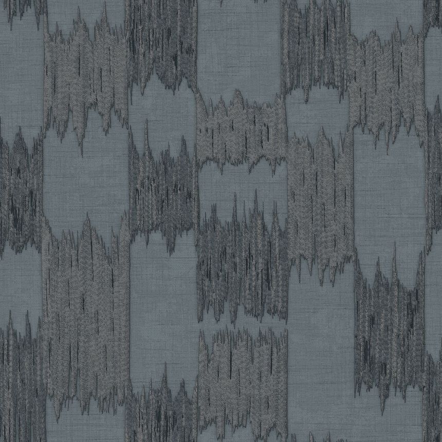 Abstraktná tapeta, sivo-modrá, modrá, RE521036, Renaissance, Design ID