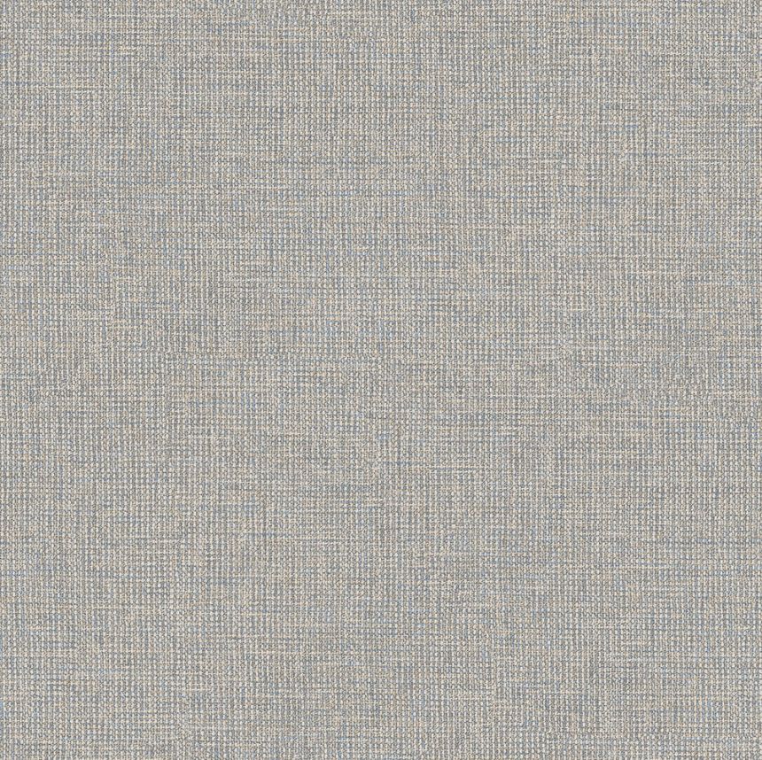 Tapeta s imitáciou melírovanej látky, sivá, bledomodrá, RE521044, Renaissance, Design ID