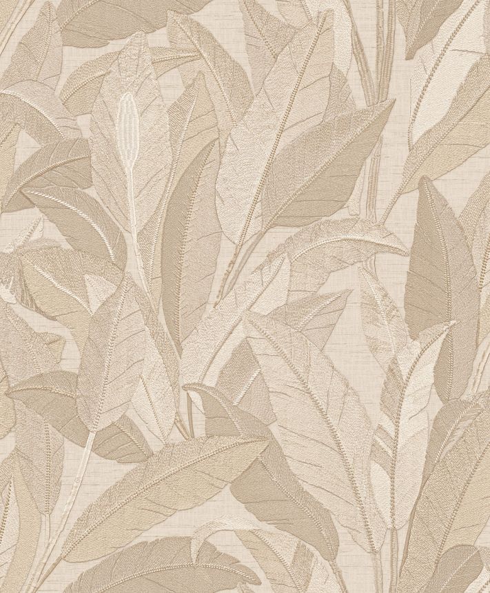 Tapeta s listami, červeno-hnedá, hnedá, RE521052, Renaissance, Design ID