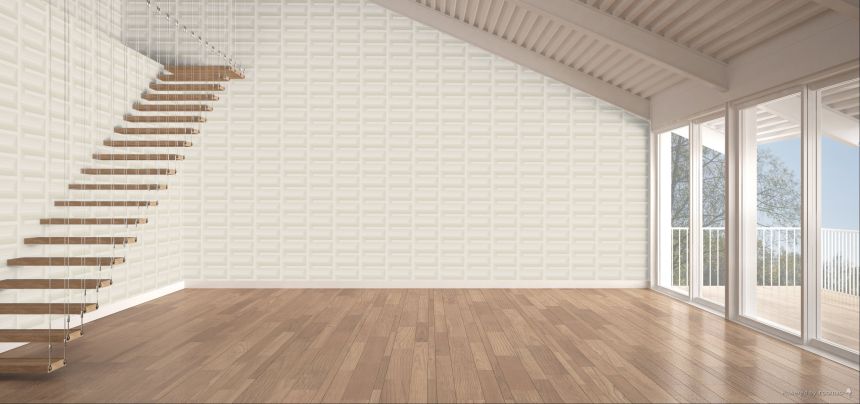 3D tapeta, biela, RE521071, Renaissance, Design ID