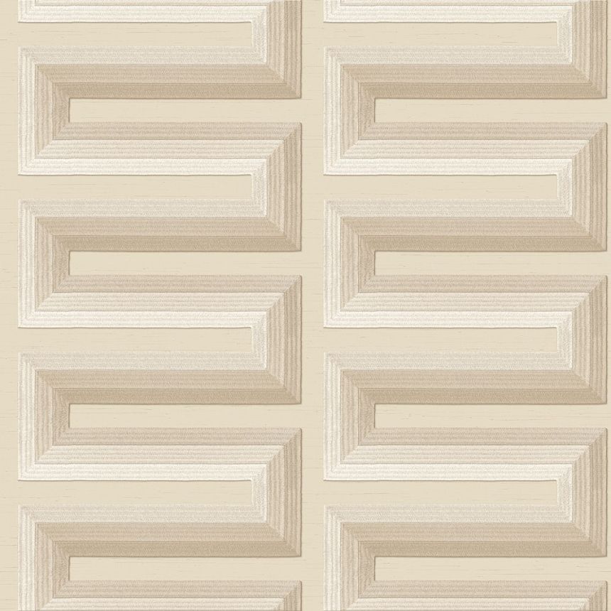 3D tapeta, svetlá béžová, RE521072, Renaissance, Design ID