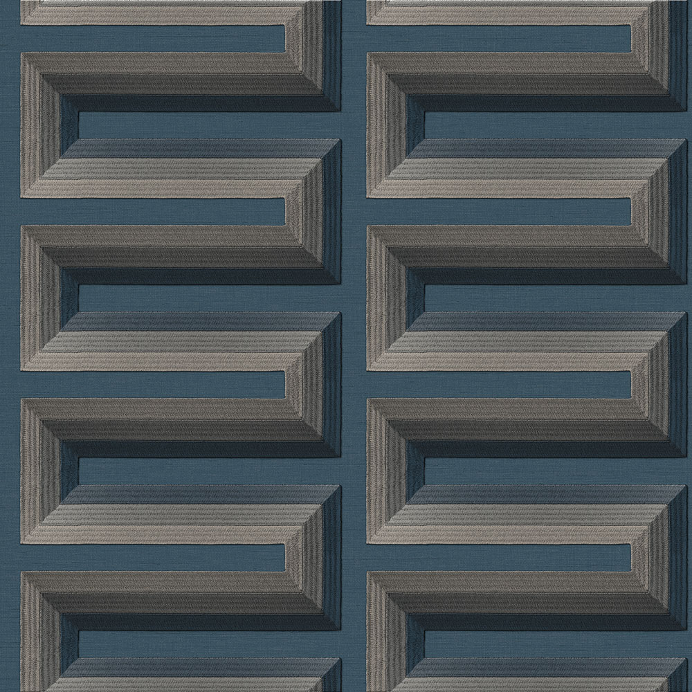 3D tapeta, tmavomodrá, RE521076, Renaissance, Design ID
