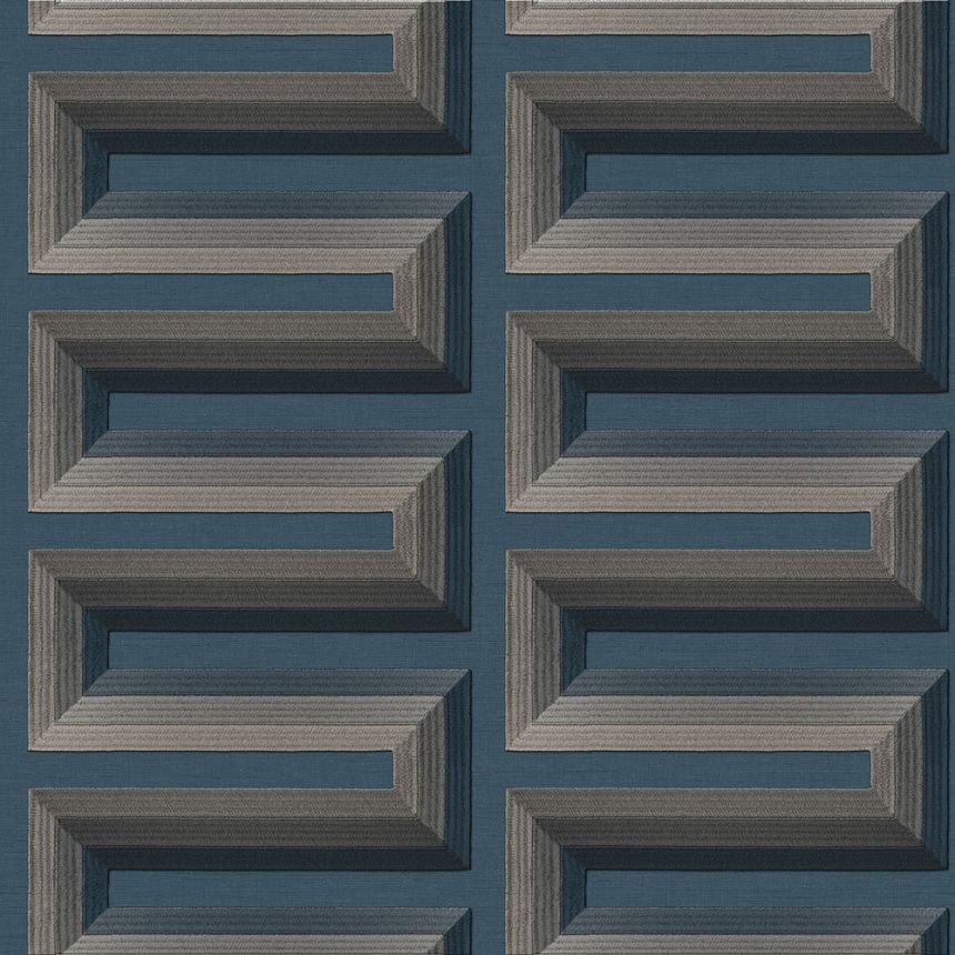 3D tapeta, tmavomodrá, RE521076, Renaissance, Design ID