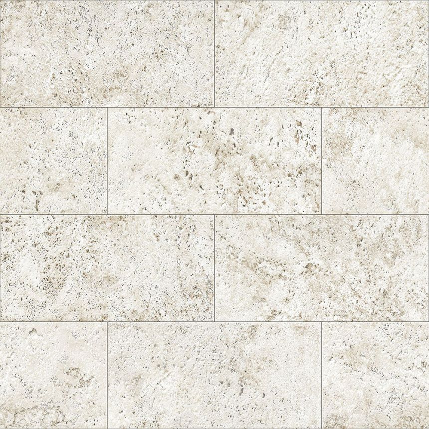 Sivobéžová vliesová tapeta, imitácia kamenného obkladu 347579, Matières - Stone, Origin