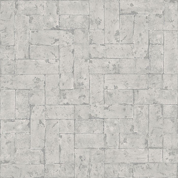 Vliesová tapeta na stenu sivá, imitácia kamenného obkladu 347570, Matières - Stone, Origin