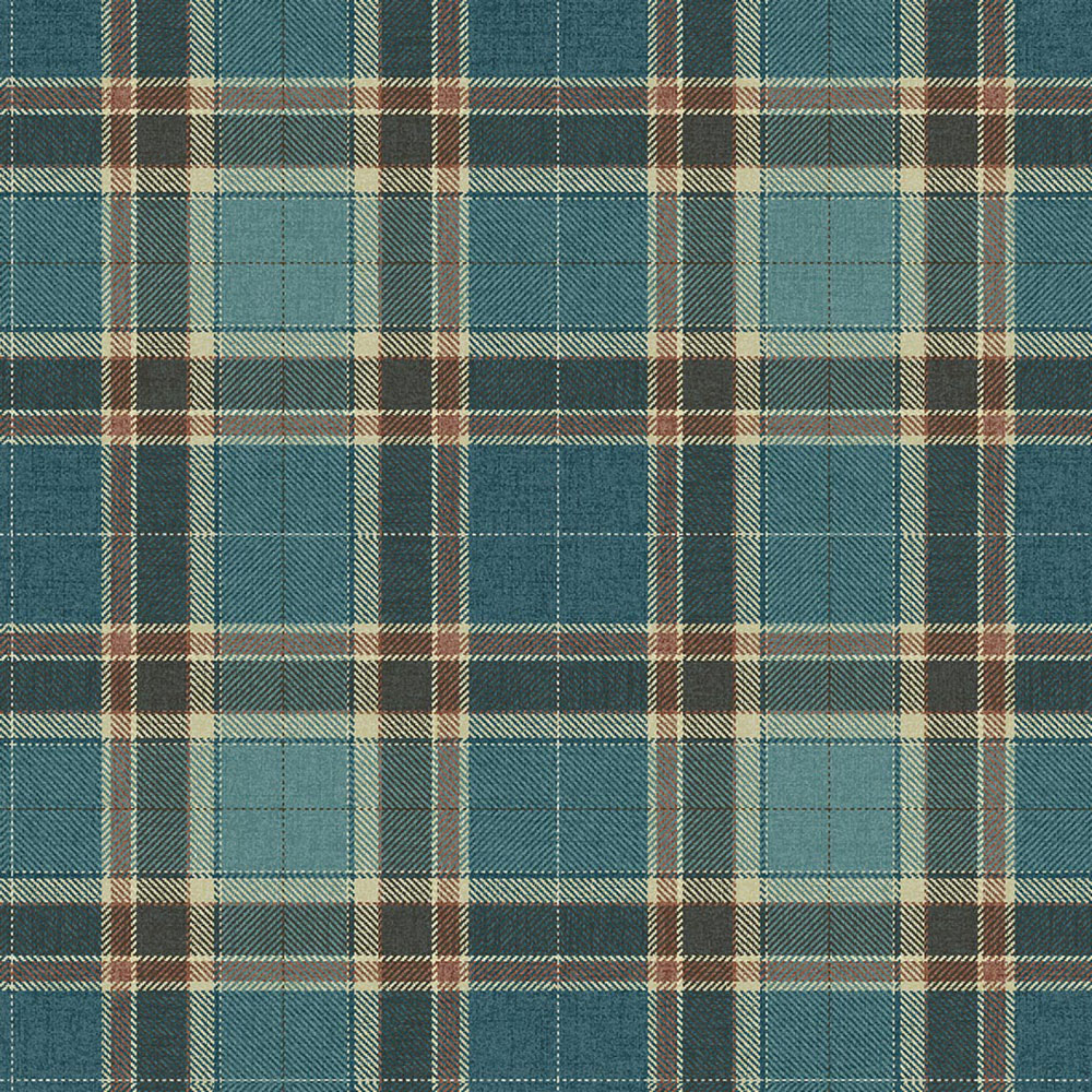 Tapeta Stirling, modrá, červená, CA10412, Carl Robinson Edition 24 The Highlands