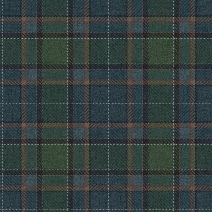 Tapeta Stirling, modrá, zelená, CA10422, Carl Robinson Edition 24 The Highlands