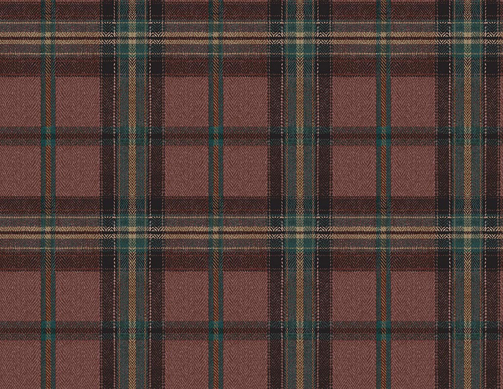 Tapeta Berwick, červená, CA10711, Carl Robinson Edition 24 The Highlands