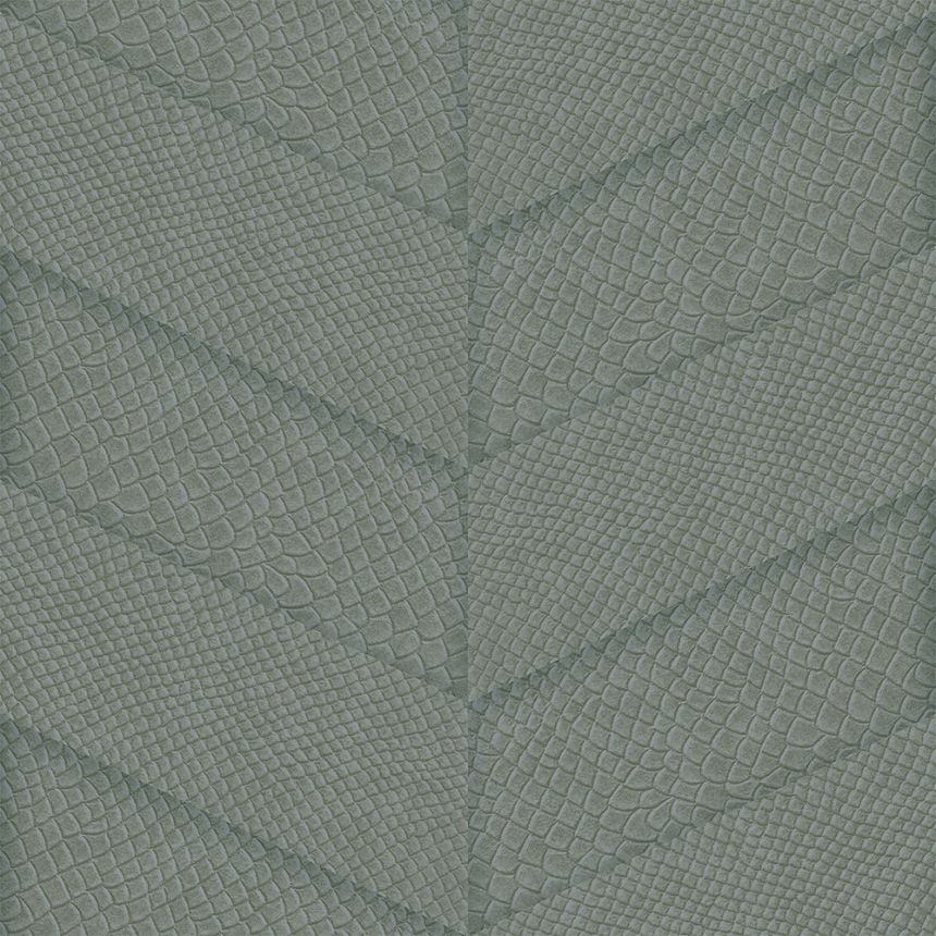 Sivobéžová vliesová tapeta, parketový vzor kože 347791, Luxury Skins, Origin