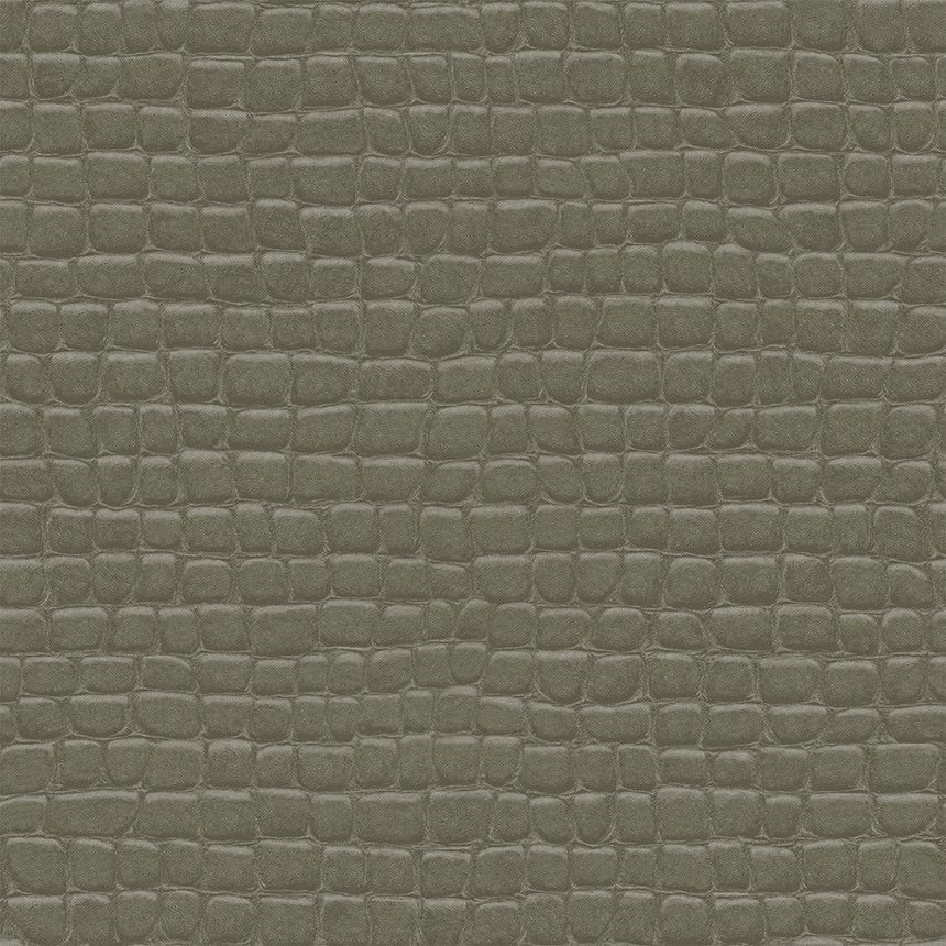 Vliesová hnedá tapeta, imitácia krokodílej kože 347779, Luxury Skins, Origin