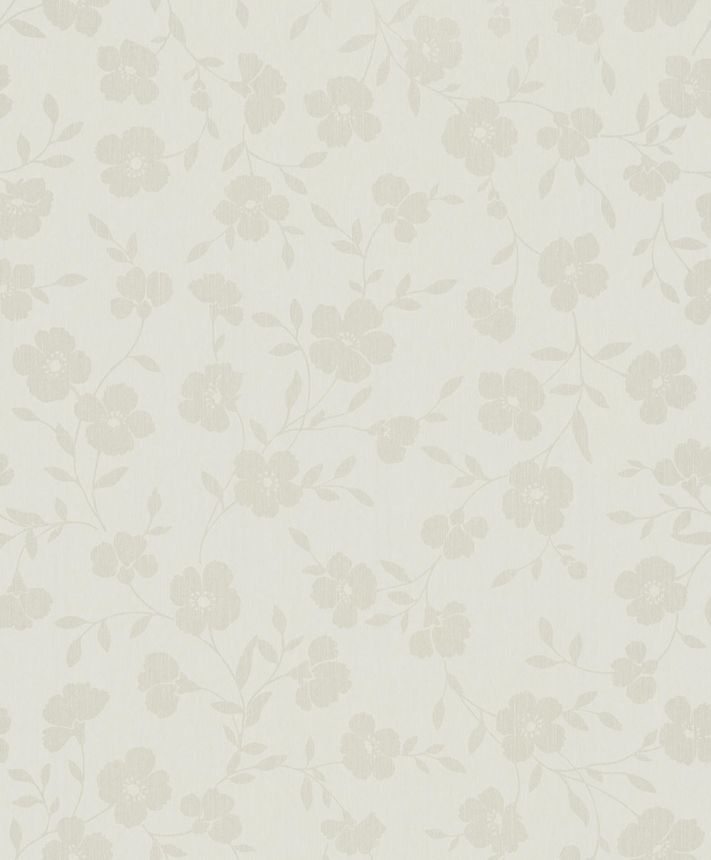 Kvetinová tapeta, béžová, 82586, Pia, Novamur