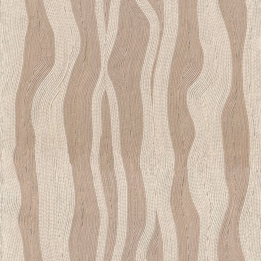 Tapeta s vlnkami, růžovo-hnědá, béžová, 47901, Tide, Marburg