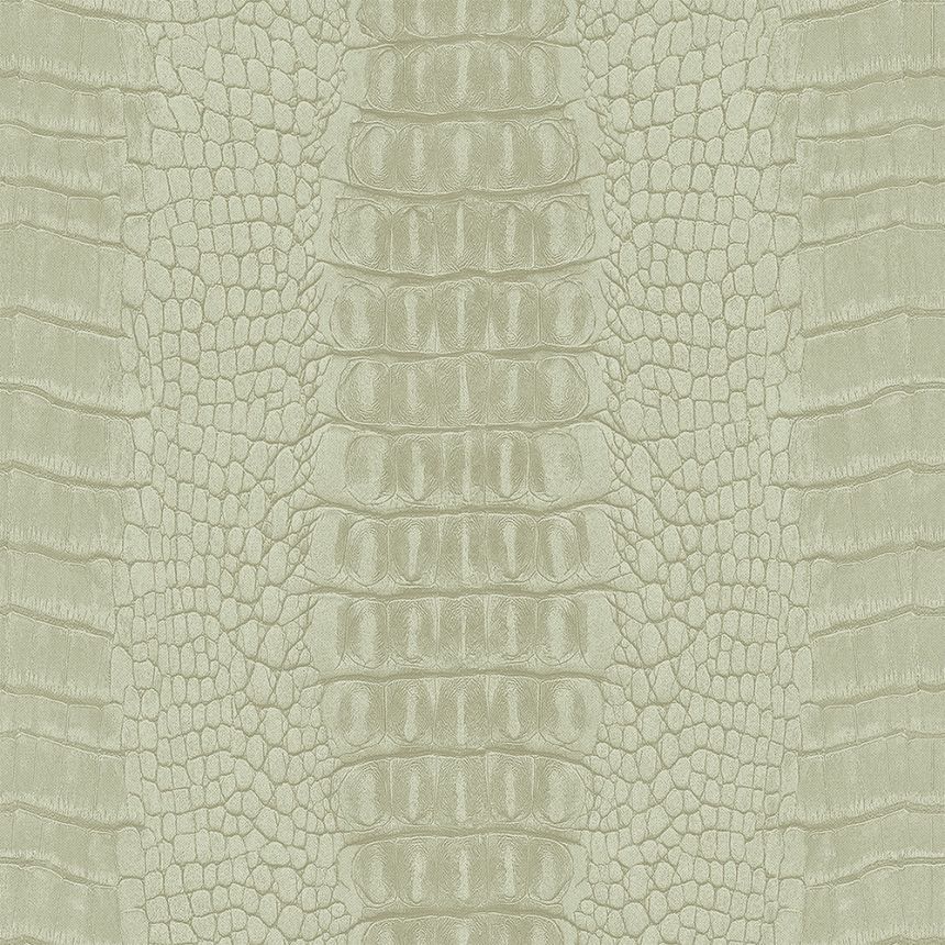 Vliesová béžová tapeta, imitácia krokodílej kože 347771, Luxury Skins, Origin