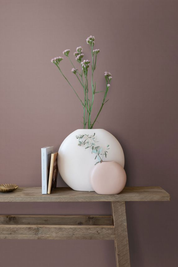 Tapeta s mriežkovým vzorom, hnedo-fialová, 131125, Color Pop, Floral Fever, Esta Home