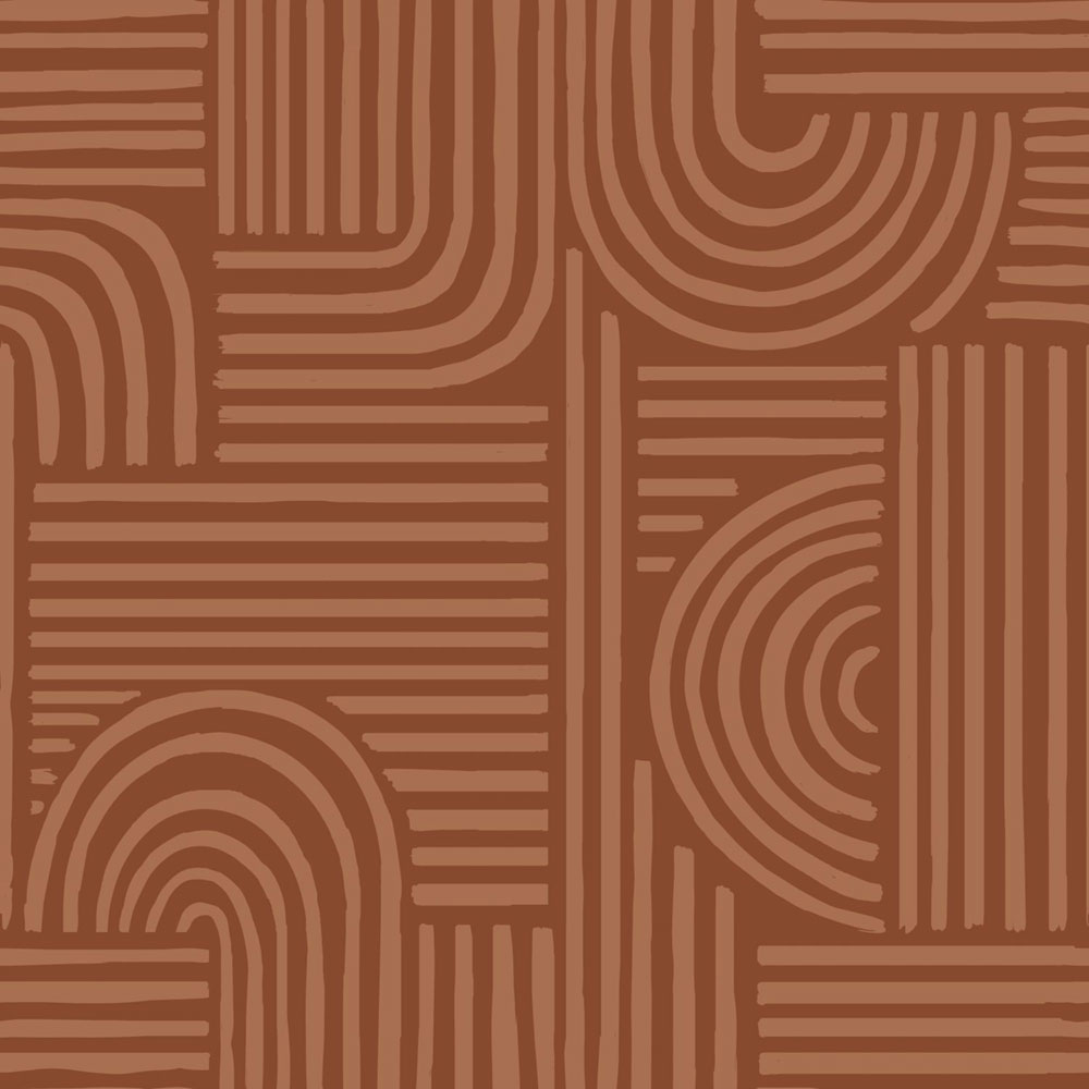 Geometrická tapeta, hnedá, 139938, Color Pop, Esta Home
