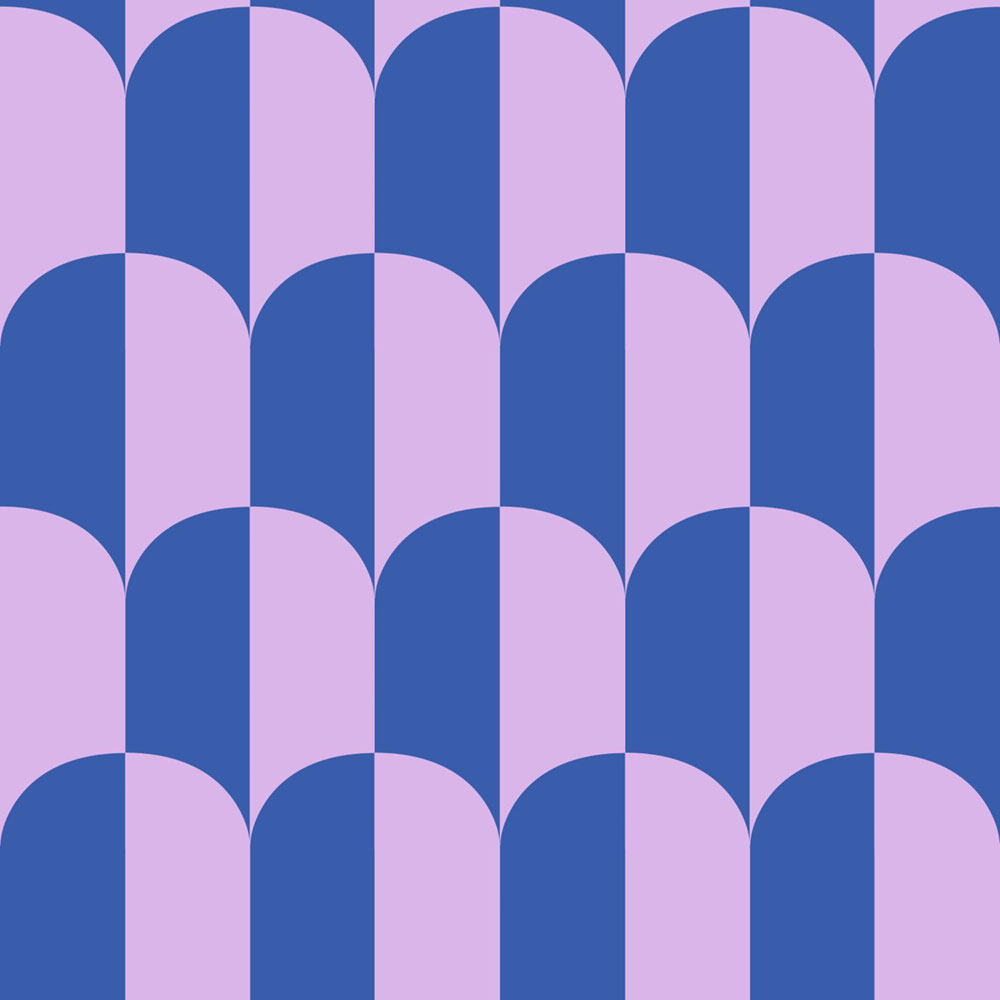 Tapeta s motívom Art Deco, modrá, ružová, 139983, Color Pop, Esta Home
