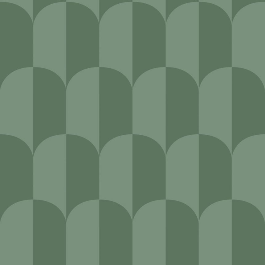 Tapeta s motívom Art Deco, zelená, 139989, Color Pop, Esta Home