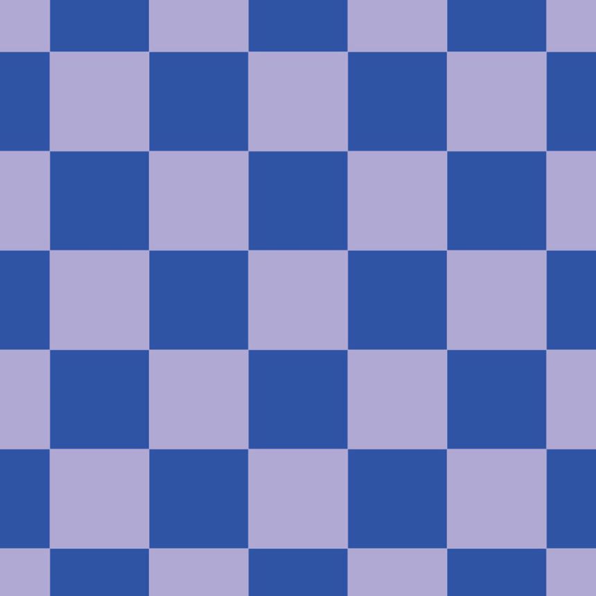 Tapeta so šachovnicovým vzorom, modrá, fialová, 130917, Color Pop, Esta Home